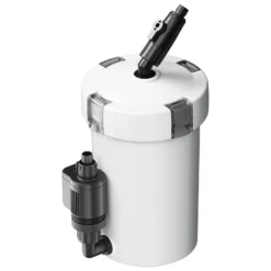 SunSun HW-603B Aquarium Außenfilter 400 L/h mit 3 Filterschwämmen und 1 Filtervlies, Filtermedien, Filterpumpe