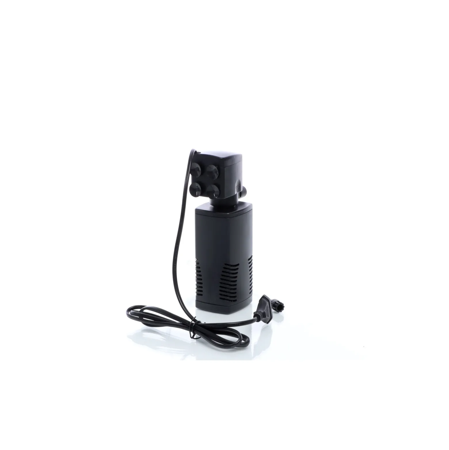 SunSun JP-022F Strömungspumpe 600l/h 8W Aquarium Pumpe mit 1-stufigem Aquarium Filter und 45° schwenkbarer Düse für Süßwasser Aquarium