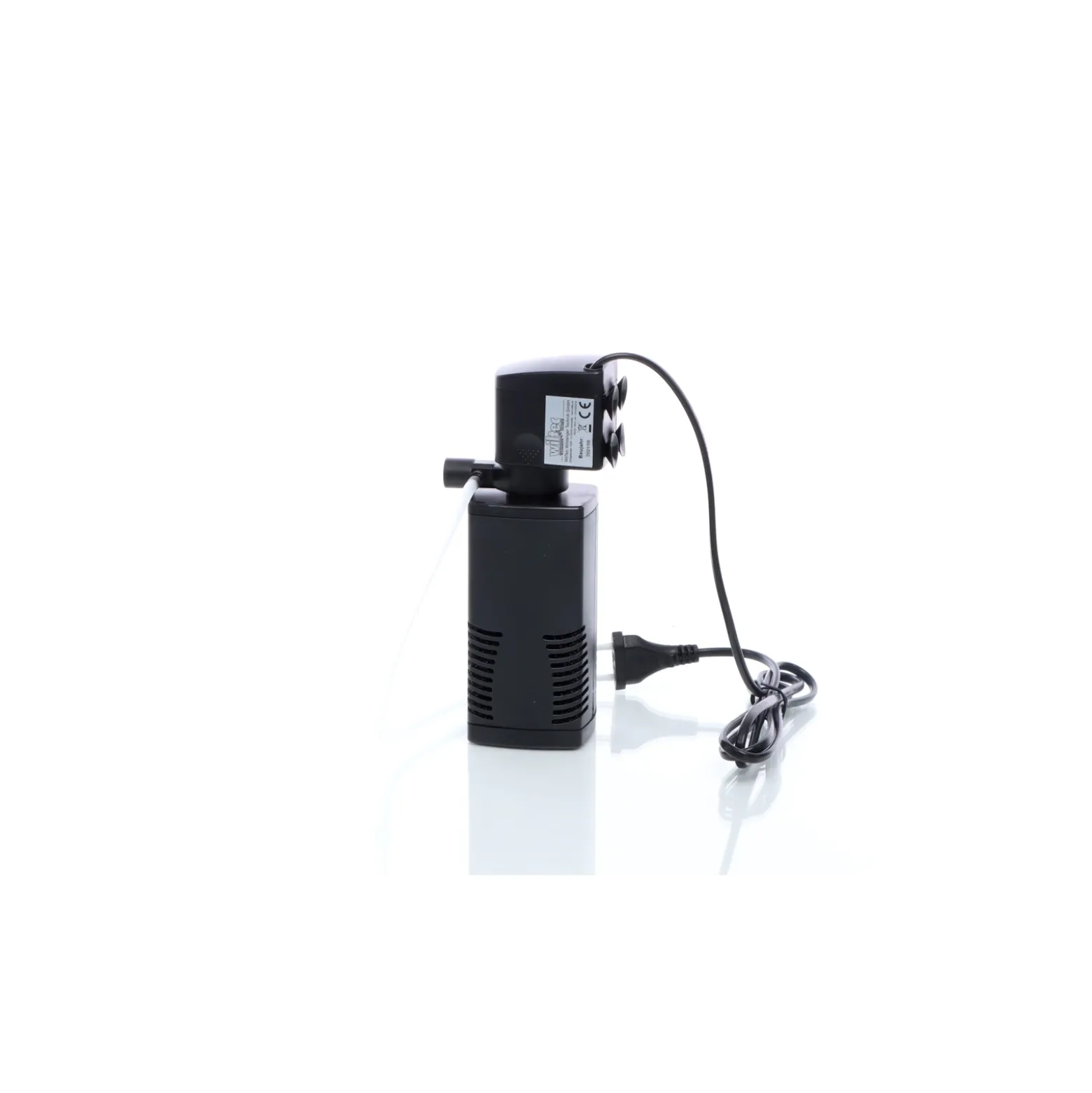 SunSun JP-022F Strömungspumpe 600l/h 8W Aquarium Pumpe mit 1-stufigem Aquarium Filter und 45° schwenkbarer Düse für Süßwasser Aquarium