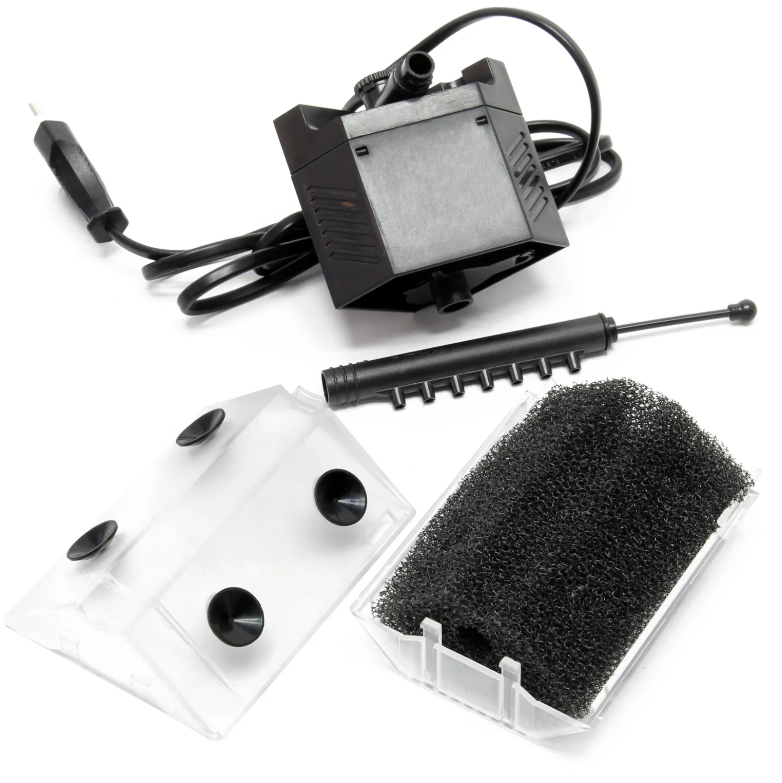 SunSun JP-093 Innenfilter Aquarium mit Pumpe 450 l/h 5W Eckfilter M für kleines Aquarium bis 60 L