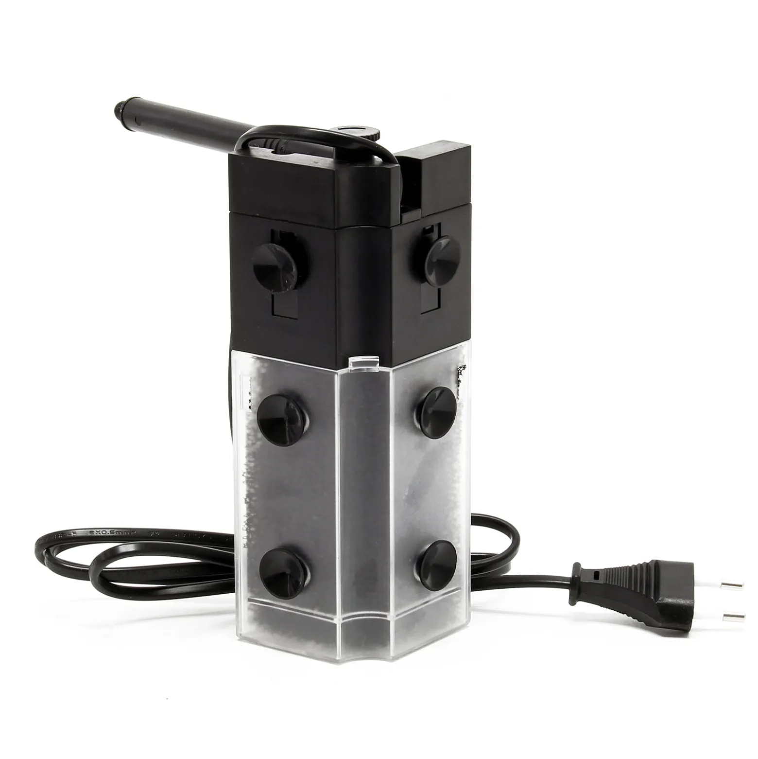 SunSun JP-093 Innenfilter Aquarium mit Pumpe 450 l/h 5W Eckfilter M für kleines Aquarium bis 60 L