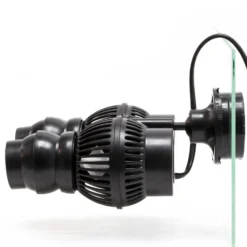 SunSun JVP-201AB Strömungspumpe 6000 l/h 12 W Aquarium Pumpe mit 2 schwenkbaren Düsen, Saugnapf und Magnethalter zur einfachen Befestigung