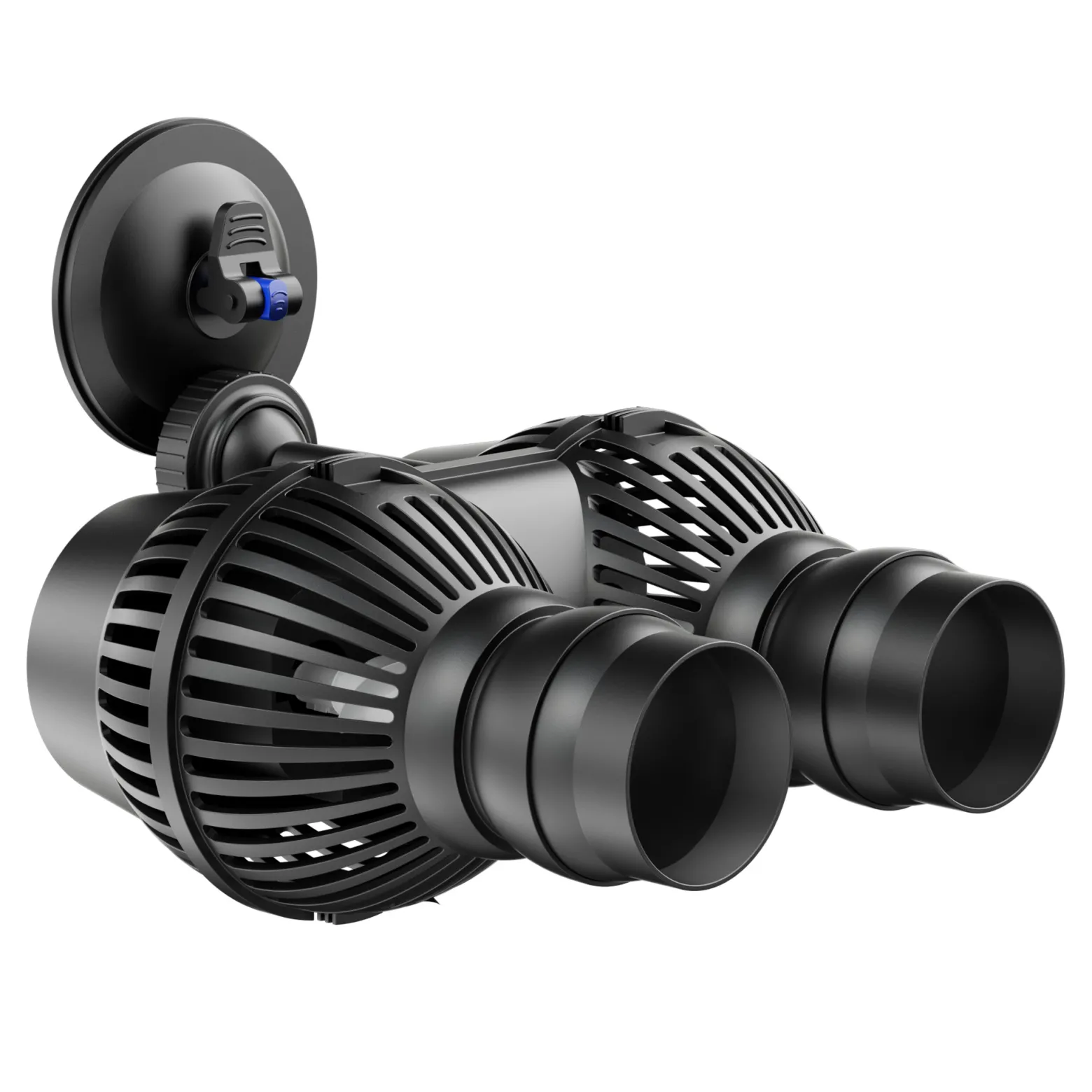 SunSun JVP-202A Strömungspumpe 12000 l/h 24 W Aquarium Pumpe mit 2 schwenkbaren Düsen und Saugnapf zur einfachen Befestigung