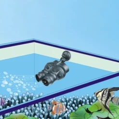 SunSun JVP-201A Strömungspumpe 6000 l/h 12 W Aquarium Pumpe mit 2 schwenkbaren Düsen und Saugnapf zur einfachen Befestigung