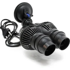 SunSun JVP-201A Strömungspumpe 6000 l/h 12 W Aquarium Pumpe mit 2 schwenkbaren Düsen und Saugnapf zur einfachen Befestigung