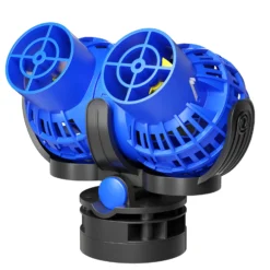 SunSun JVP-232 Strömungspumpe 15000 l/h 26 W Aquarium Pumpe mit 2 schwenkbaren Düsen, Magnethalter zur einfachen Befestigung und Durchflussregler