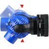 SunSun JVP-132 Strömungspumpe 8000 l/h 12 W Aquarium Pumpe mit 1 schwenkbaren Düse, Magnethalter zur einfachen Befestigung und Durchflussregler