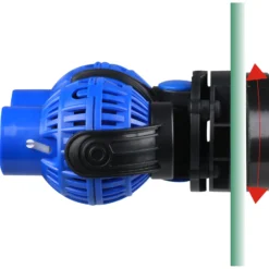 SunSun JVP-132 Strömungspumpe 8000 l/h 12 W Aquarium Pumpe mit 1 schwenkbaren Düse, Magnethalter zur einfachen Befestigung und Durchflussregler