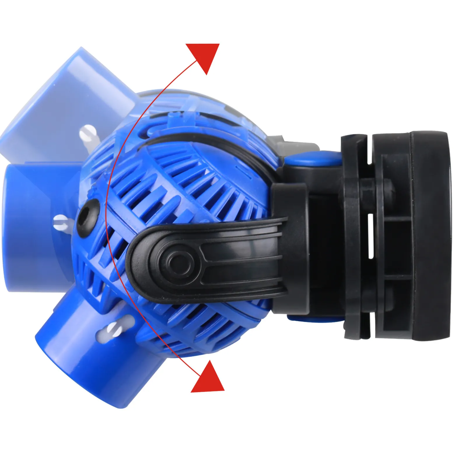 SunSun JVP-133 Strömungspumpe 10000 l/h 16 W Aquarium Pumpe mit 1 schwenkbaren Düse, Magnethalter zur einfachen Befestigung und Durchflussregler