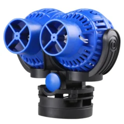 SunSun JVP-231 Strömungspumpe 8000 l/h 12 W Aquarium Pumpe mit 2 schwenkbaren Düsen, Magnethalter zur einfachen Befestigung und Durchflussregler