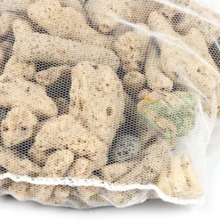 SunSun 0,5kg Aquarium Korallensand, sehr grober Sand für die Besiedlung mit nitrifizierenden Bakterien im Filter, für Teich- und Aquariumfilter