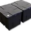 SunSun Komplettset: CBF-350B Teichfilter bis 60000 L Teichfilteranlage als Durchlauffilter, CTF-6000 SuperECO Teichpumpe 6000l/h 40W, CUV-224 Teichklärer UVC Klärer mit 24W