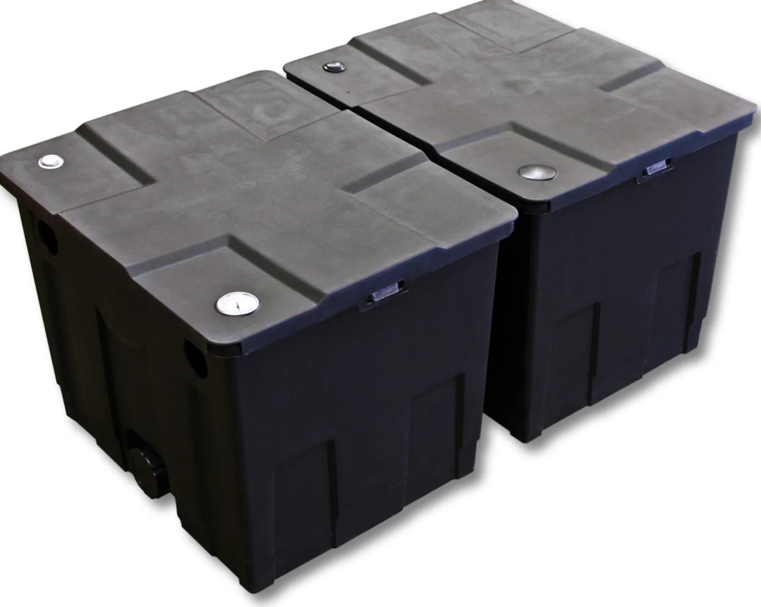 SunSun Komplettset: CBF-350B Teichfilter bis 60000 L Teichfilteranlage als Durchlauffilter, CTF-6000 SuperECO Teichpumpe 6000l/h 40W, CUV-224 Teichklärer UVC Klärer mit 24W
