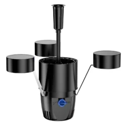 SunSun Komplettset: CBF-350C Teichfilter bis 90000 L Teichfilteranlage, NEO10000 Teichpumpe 10000l/h 80W, CUV-272 Teichklärer 72W, 25m Teichschlauch 25 mm, CSP-250 Skimmer 2500l/h 45W, Y-Verteiler