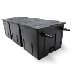 SunSun Komplettset: CBF-350C Teichfilter bis 90000 L Teichfilteranlage, NEO10000 Teichpumpe 10000l/h 80W, CUV-272 Teichklärer 72W, 25m Teichschlauch 25 mm, CSP-250 Skimmer 2500l/h 45W, Y-Verteiler