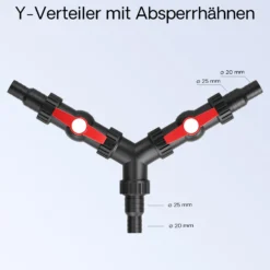 SunSun Komplettset: CBF-350C Teichfilter bis 90000 L Teichfilteranlage als Durchlauffilter, NEO10000 SuperECO Teichpumpe 10000l/h 80W, CUV-236 Teichklärer UVC Klärer mit 36W, Y-Verteiler