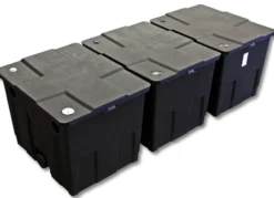 SunSun Komplettset: CBF-350C Teichfilter bis 90000 L Teichfilteranlage als Durchlauffilter, CUV-672 Teichklärer UVC Klärer mit 72 Watt UV-C Leistung