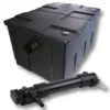 SunSun Komplettset: CBF-550 Teichfilter bis 60000 L Teichfilteranlage als Durchlauffilter, CUV-636 Teichklärer UVC Klärer mit 36 Watt UV-C Leistung