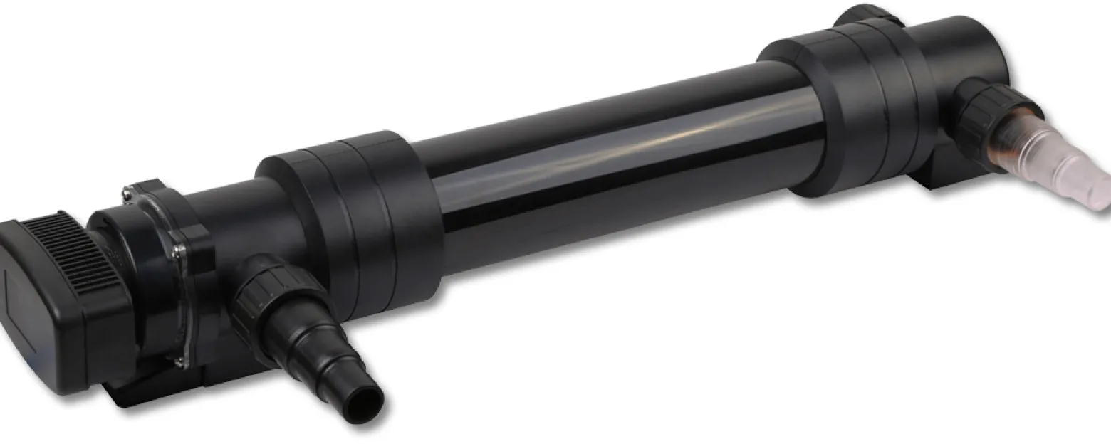 SunSun Komplettset: CBF-550 Teichfilter bis 60000 L Teichfilteranlage als Durchlauffilter, CUV-636 Teichklärer UVC Klärer mit 36 Watt UV-C Leistung