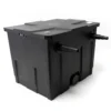 SunSun Komplettset: CBF-350 Teichfilter bis 12000 L Teichfilteranlage als Durchlauffilter, CTF-8000 SuperECO Teichpumpe 8000l/h 70W, CUV-336 Teichklärer UVC Klärer mit 36W, 25m Teichschlauch 25 mm