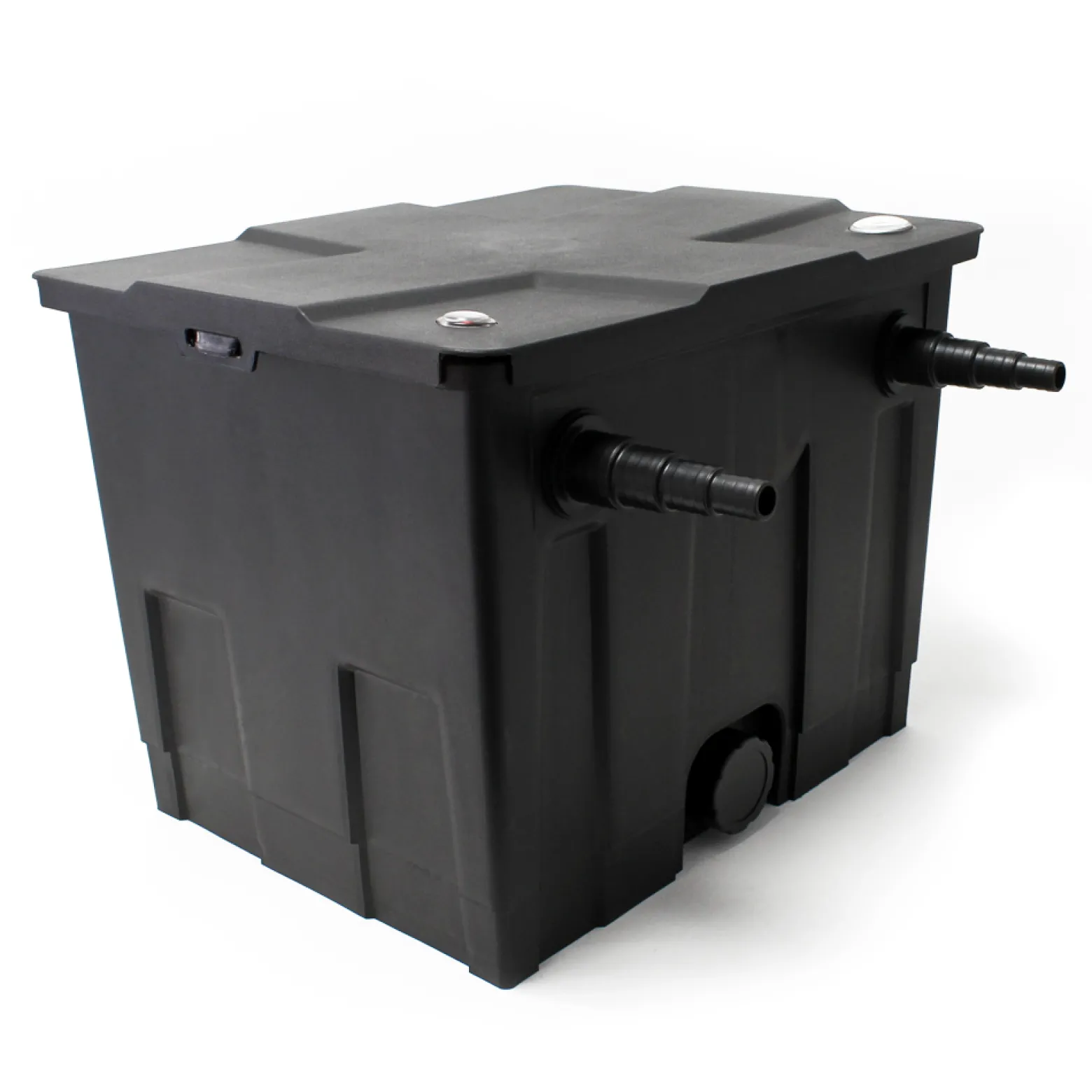 SunSun Komplettset: CBF-350 Teichfilter bis 12000 L Teichfilteranlage als Durchlauffilter, CTF-8000 SuperECO Teichpumpe 8000l/h 70W, CUV-224 Teichklärer UVC Klärer mit 24W, Y-Verteiler
