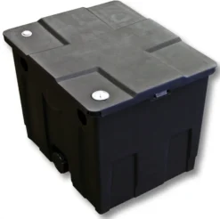 SunSun Komplettset: CBF-350 Teichfilter bis 12000 L Teichfilteranlage als Durchlauffilter, CUV-324 Teichklärer UVC Klärer mit 24W, 5m Teichschlauch 25 mm (1")