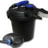 SunSun Komplettset: CPF-250 Teichdruckfilter bis 10000 L Teichfilteranlage mit 11W Teichklärer, CTF-6000 SuperECO Teichpumpe 6000l/h 40W