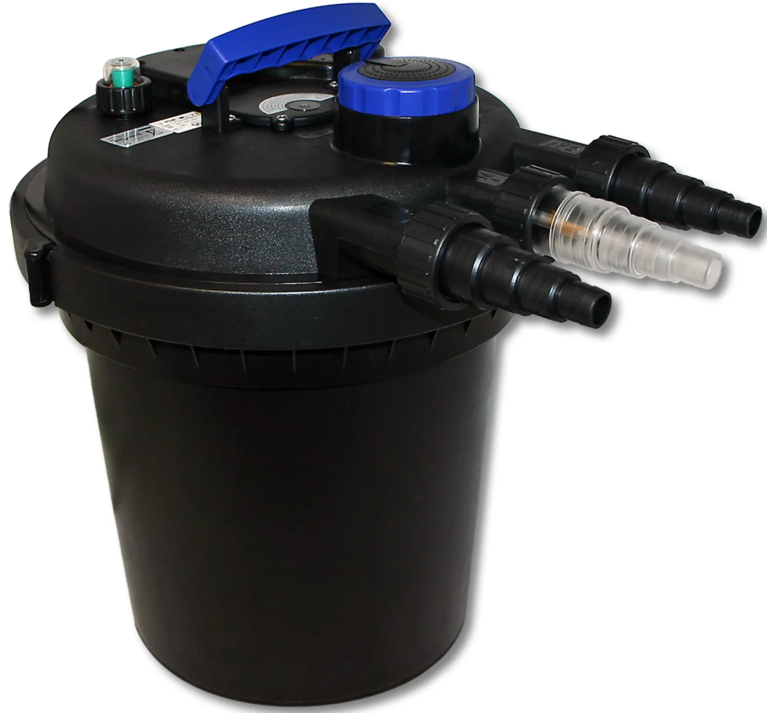 SunSun Komplettset: CPF-250 Teichdruckfilter bis 10000 L Teichfilteranlage mit 11W Teichklärer, CTF-6000 SuperECO Teichpumpe 6000l/h 40W