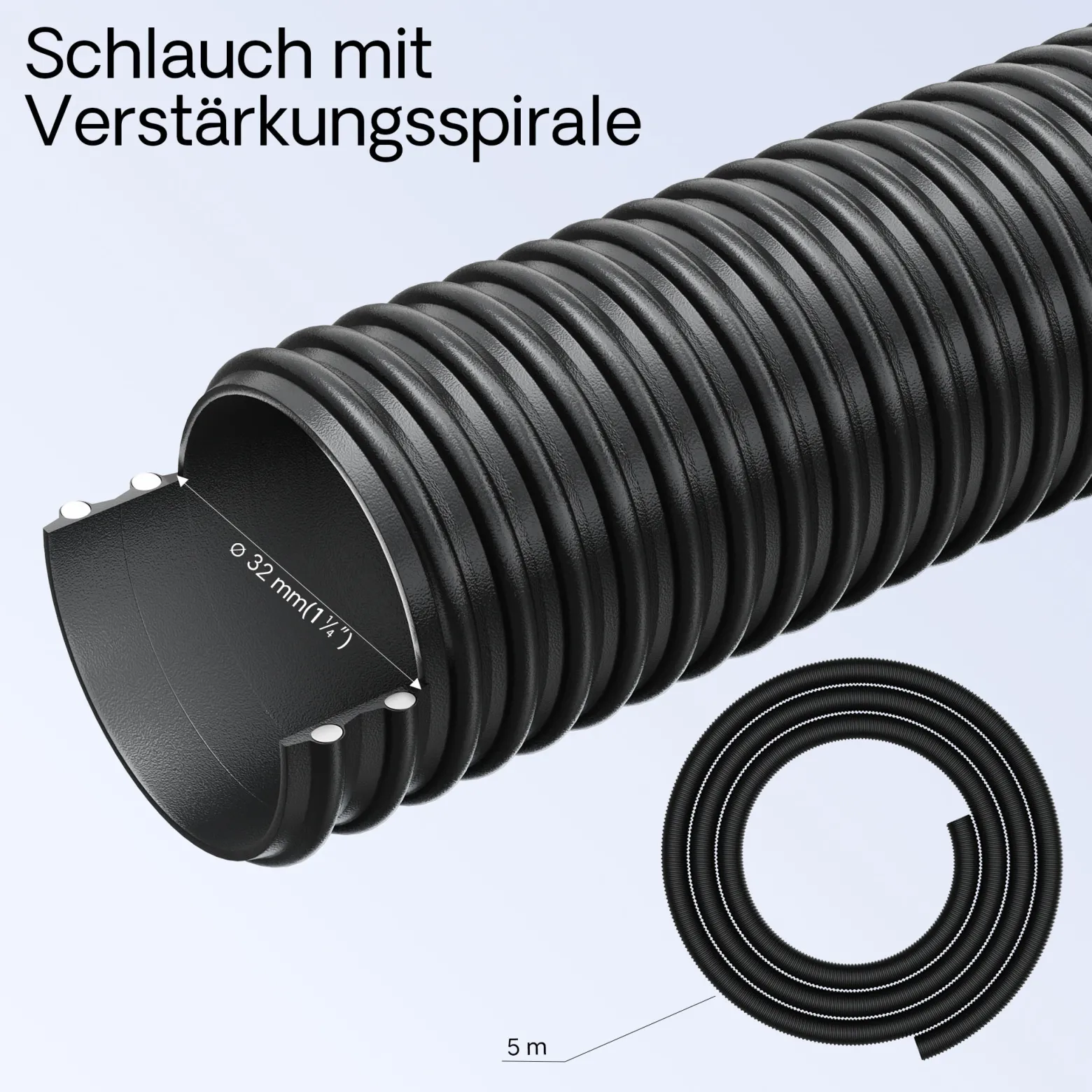 SunSun Komplettset: CPF-2500 Teichdruckfilter bis 6000 L mit 11 Watt UV-C Teichklärer, NEO-2800 SuperECO Teichpumpe 3000l/h 10W, 5m Teichschlauch 32 mm (1 1/4"), Schlauchschellen W1 44-47mm