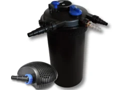 SunSun Komplettset: CPF-15000 Teichdruckfilter bis 30000 L mit 18 Watt UV-C Teichklärer, CTF-6000 SuperECO Teichpumpe 6000l/h 40W