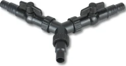 SunSun Komplettset: CPF-250 Teichdruckfilter bis 10000 L Teich mit 11W Teichklärer, NEO10000 SuperECO Teichpumpe 10000l/h 80W, Y-Verteiler
