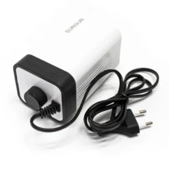 SunSun Luftpumpe 202 Teichbelüfter 2x1,5 L/min 4W Sauerstoffpumpe Eisfreihalter Belüftungssystem Belüfter Luftpumpe für Gartenteich Oase Teich