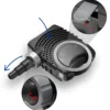 SunSun NEO-580B SuperECO Teichpumpe 5200 l/h / 40 W, energiesparende Filterpumpe, Bachlaufpumpe für Koiteiche, Umwälzpumpe, Skimmerpumpe, Gartenteichpumpe