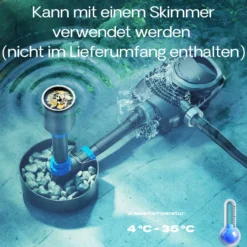 SunSun NEO-4800 SuperECO Teichpumpe 4500 l/h / 30 W, energiesparende Filterpumpe, Bachlaufpumpe für Koiteiche, Umwälzpumpe, Skimmerpumpe, Gartenteichpumpe