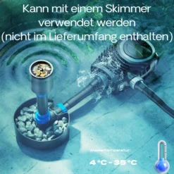 SunSun NEO-14000 SuperECO Teichpumpe 14.000 l/h / 120 W, energiesparende Filterpumpe, Bachlaufpumpe für Koiteiche, Umwälzpumpe, Skimmerpumpe, Gartenteichpumpe