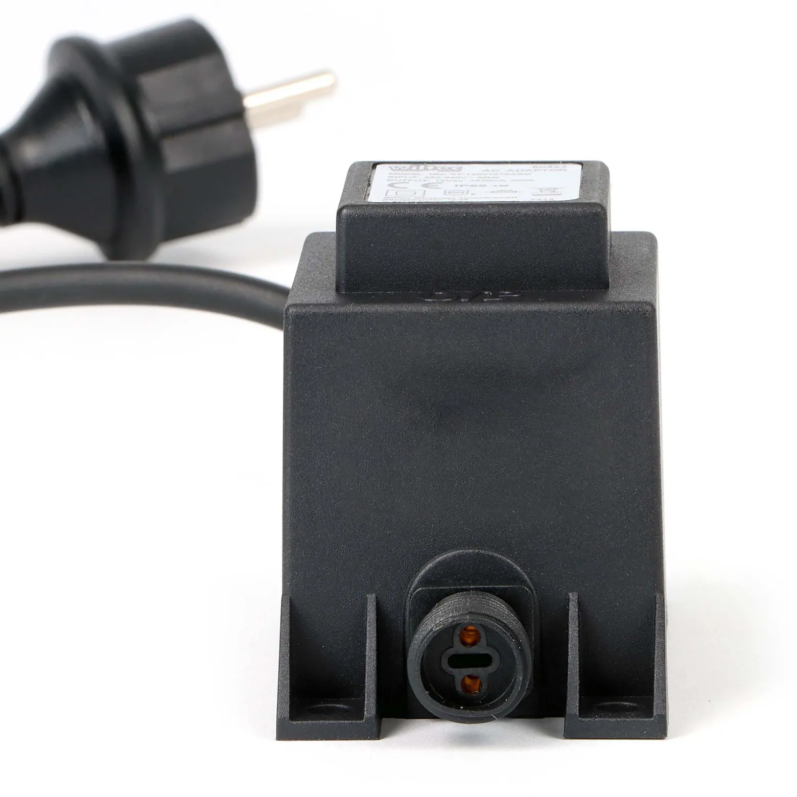 SunSun Netzteil JBA48V-12-1670U 12 V 1670 mA, 2-poliger Netzadapter mit Niedervolt-Stecksystem, Transformator IP68 für Teichbeleuchtung und Garten