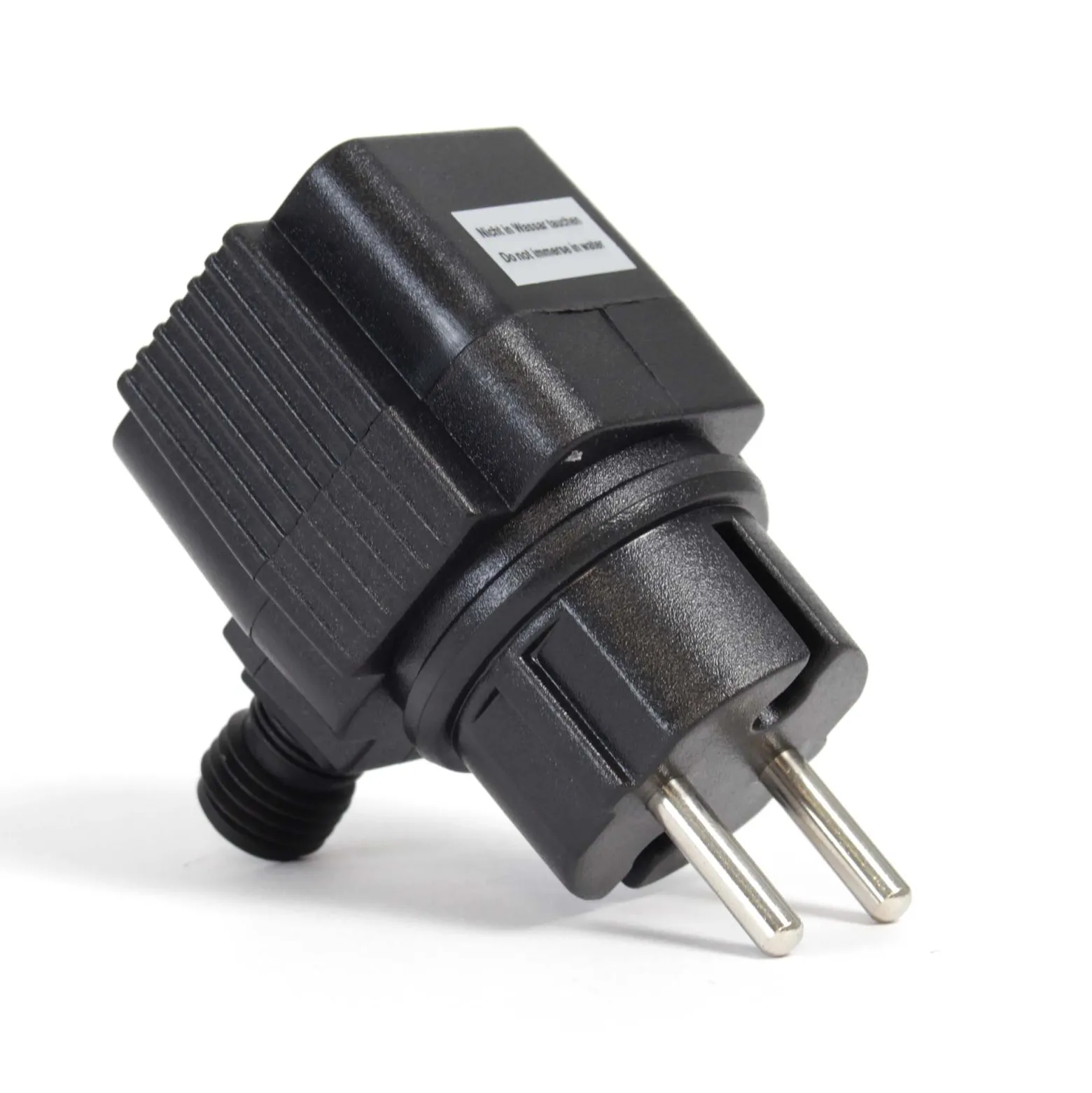 SunSun Netzteil JBA35V-12-050VA 12 V 600 mA, 2-poliger Netzadapter mit Niedervolt-Stecksystem, Transformator IP44 für Teichbeleuchtung und Garten