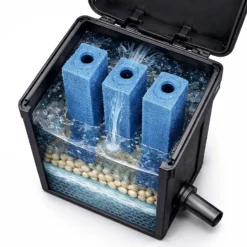 SunSun Schaumstoffpatrone fein 9,5 x 9,5 x 50 cm, 32 mm Innendurchmesser, mittlere Porung, Filterpatrone für bestehende Filtersysteme