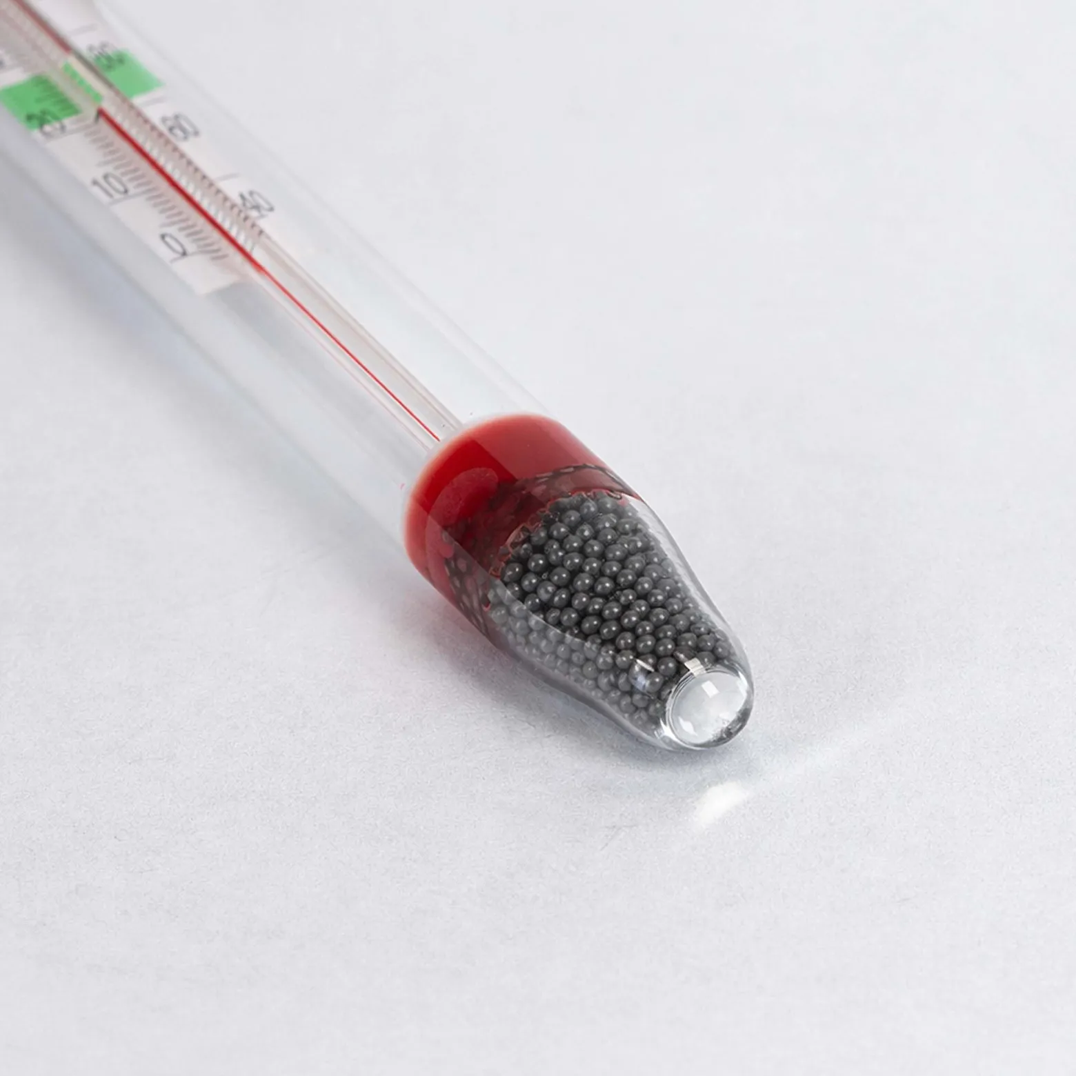 SunSun WDJ-02 Aquarium Thermometer -1–43 °C / 35–105 °F analoges Glasthermometer mit Saugnapf für Aquarium Temperatur, Terrarium oder Gewächshaus