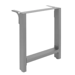 Tischkufen Tischbeine aus Vierkantprofilen 640x240x400 mm grau pulverbeschichtet Tischgestell Tischfüße