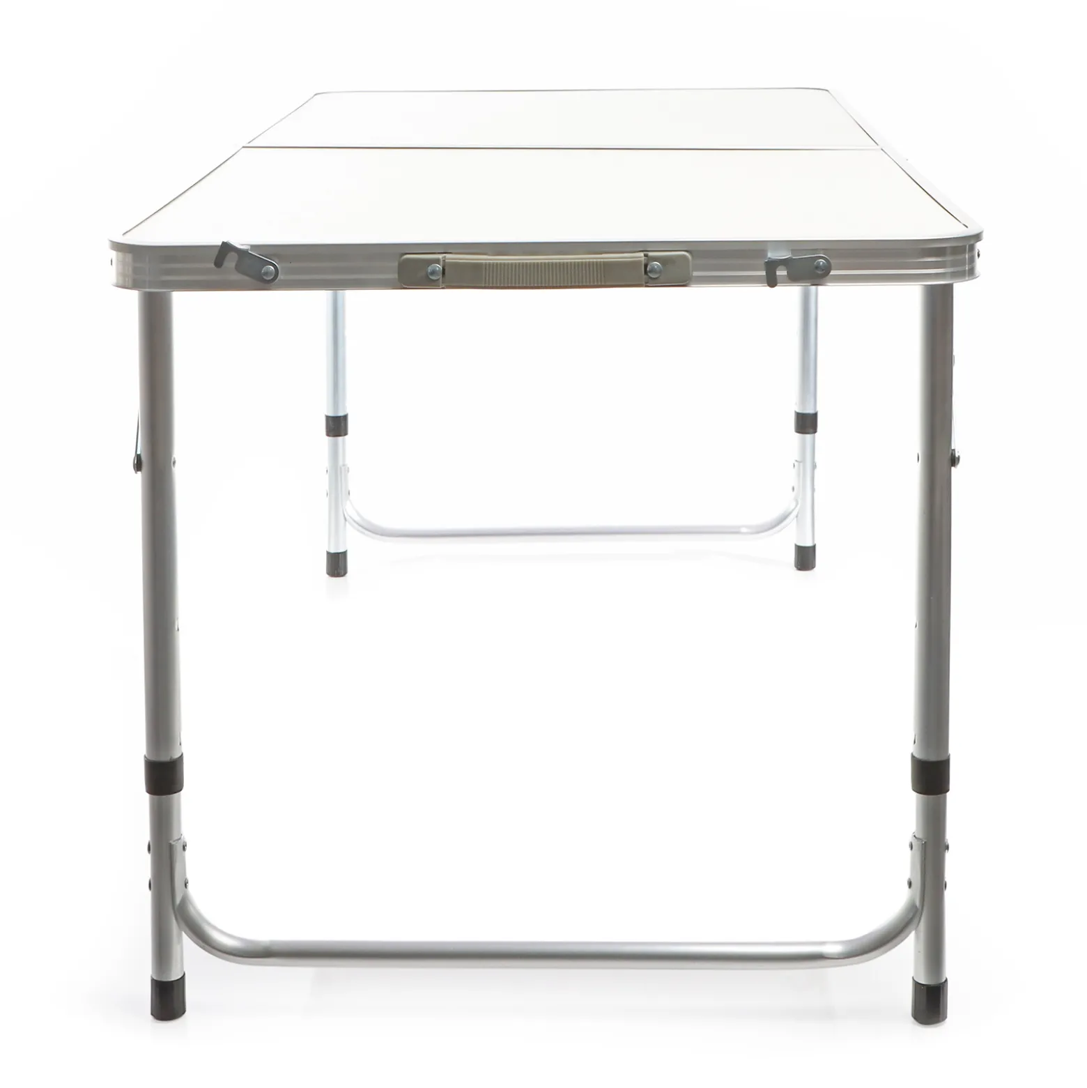 Toboli Campingtisch klappbar 120x60x70cm höhenverstellbar 54/61/70cm Klapptisch Aluminiumrahmen und Tischplatte aus MDF tragbarer Multifunktionstisch Buffettisch Camping Tisch Garten faltbar