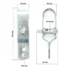 Toboli Drahtspanner verzinkt 100er Set, Zaunspanner für Wildzaun, Gartenzaun, gegen Wildverbiss und für Schutz von Pflanzen und Beeten