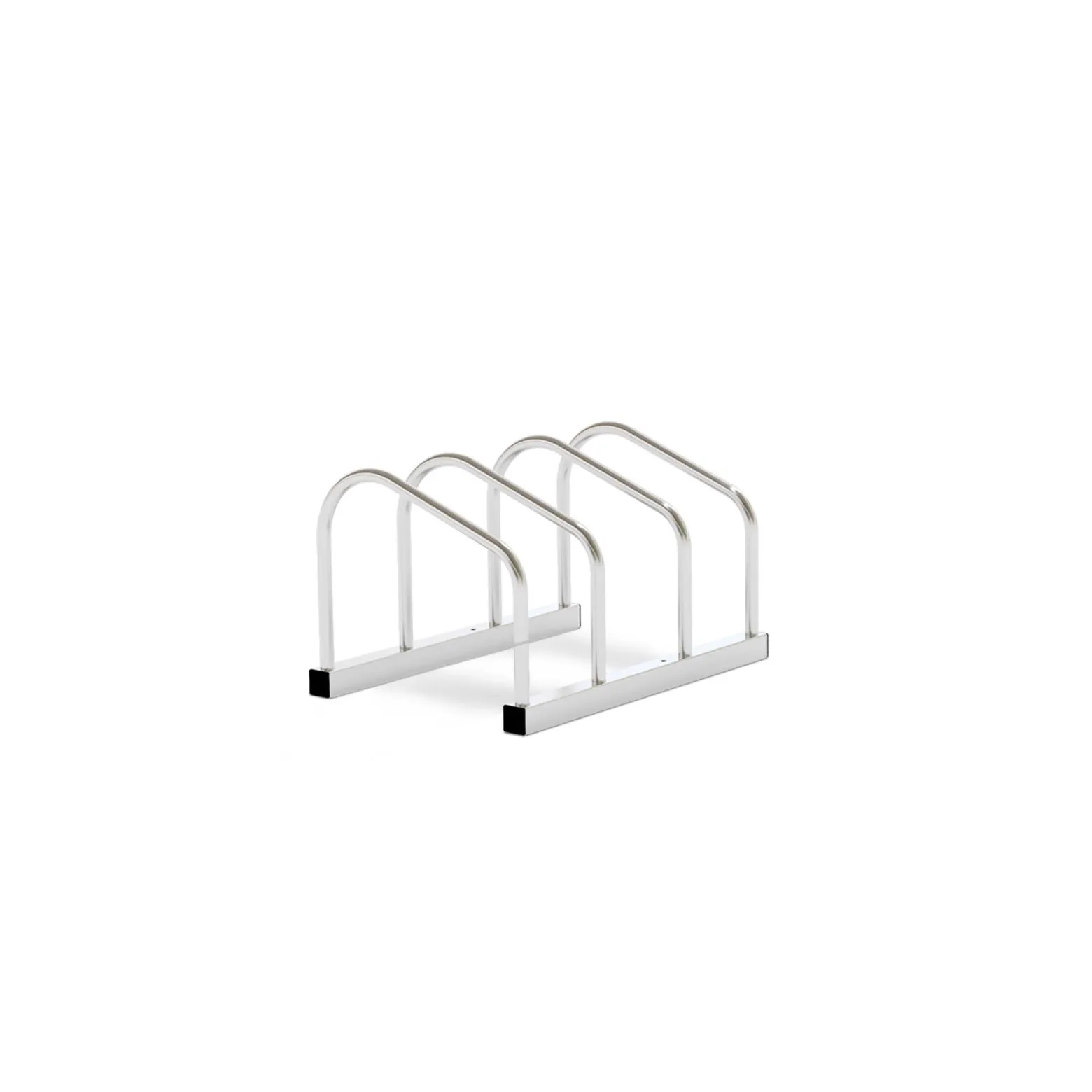 Toboli Fahrradständer für 2 Fahrräder 37,5x32x27cm aus verzinktem Stahl für drinnen und draußen geeignet für Boden- und Wandmontage Reihenparker Fahrradbügel