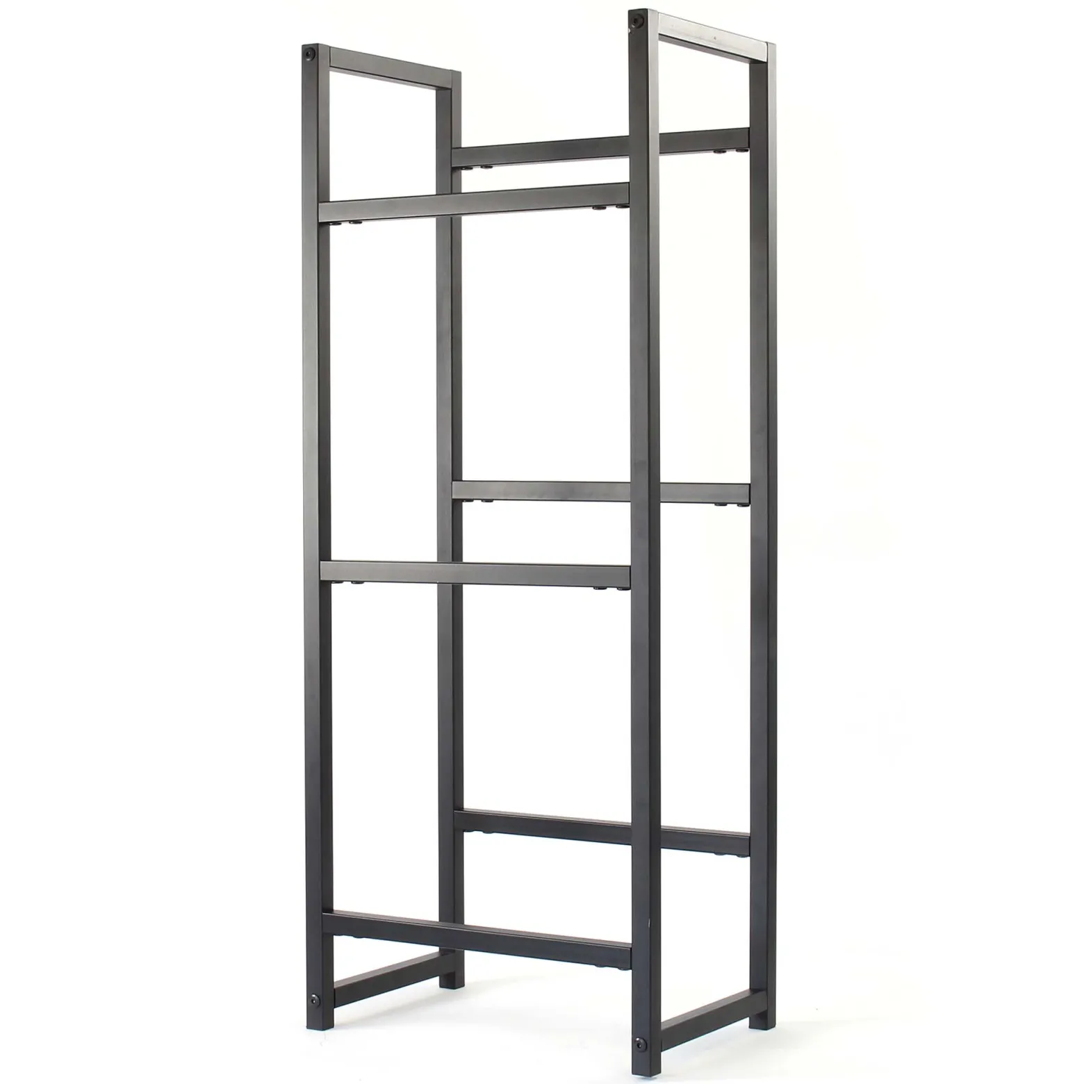 Toboli Getränkekistenregal für 3 Kästen, Kistenregal aus Stahl, 47 x 31 x 116 cm, 20kg pro Ebene