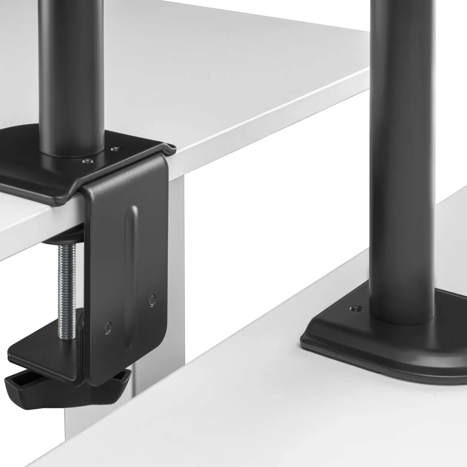 Toboli 2in1 Halterung für Monitor und Laptop Monitorhalter und Notebookhalter VESA 75x75/100x100