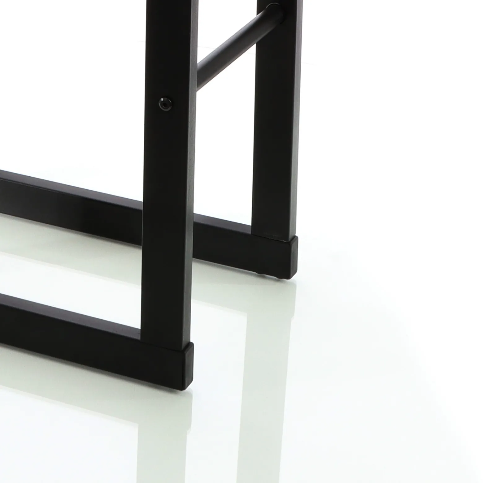 Toboli Kaminholzregal außen und innen, bis 100 kg Traglast, 100 x 25 x 40 cm, Brennholzständer aus pulverbeschichtetem Metall, Feuerholzregal freistehend