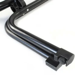 Toboli klappbarer Bistrotisch in Schwarz Ø80cm runder Stehtisch Indoor/Outdoor Klapptisch 110cm hoch