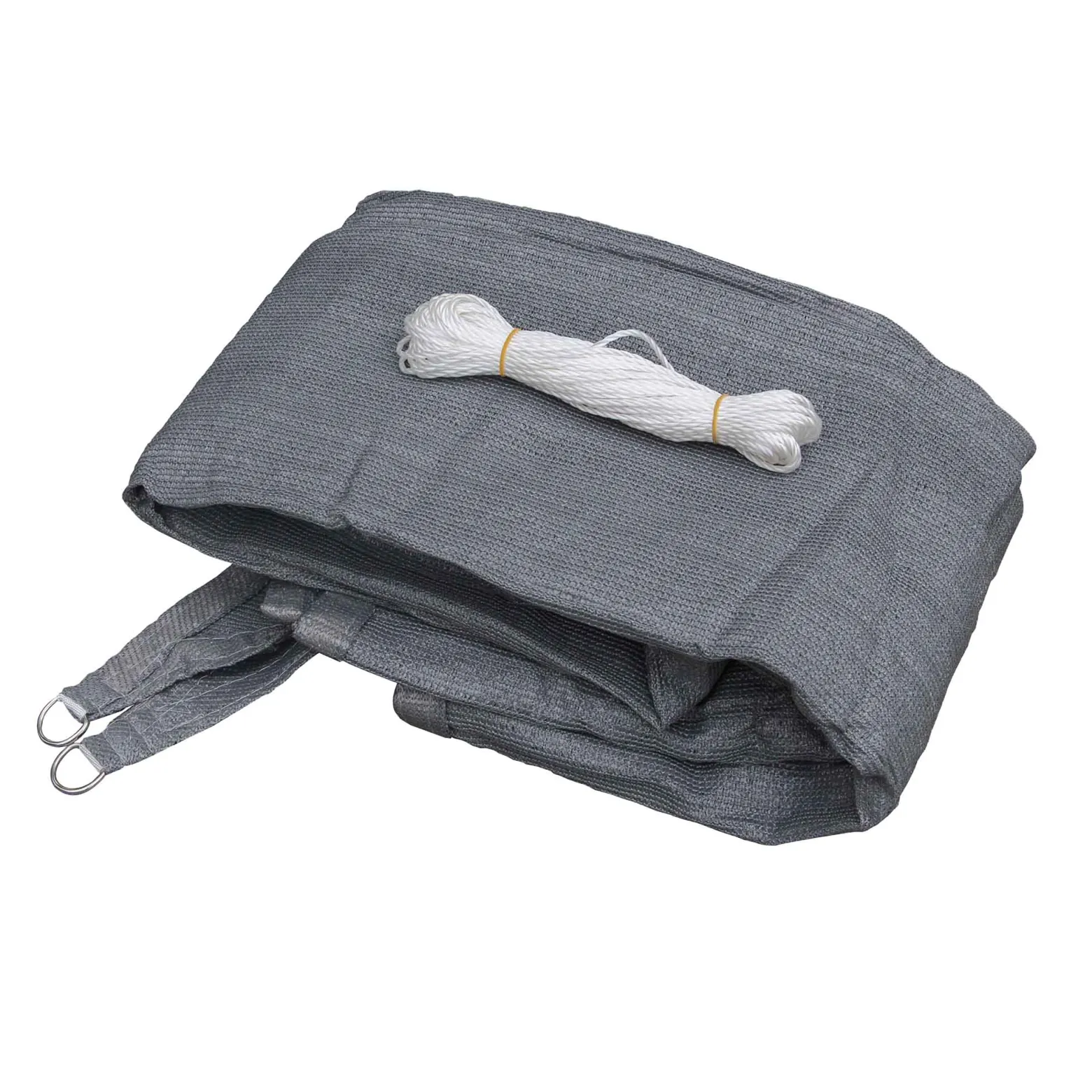 Toboli Sonnensegel Dreieck 3,6x3,6x5,1m Windfester Sonnenschutz UV 30+ für Garten, Terrasse, Balkon