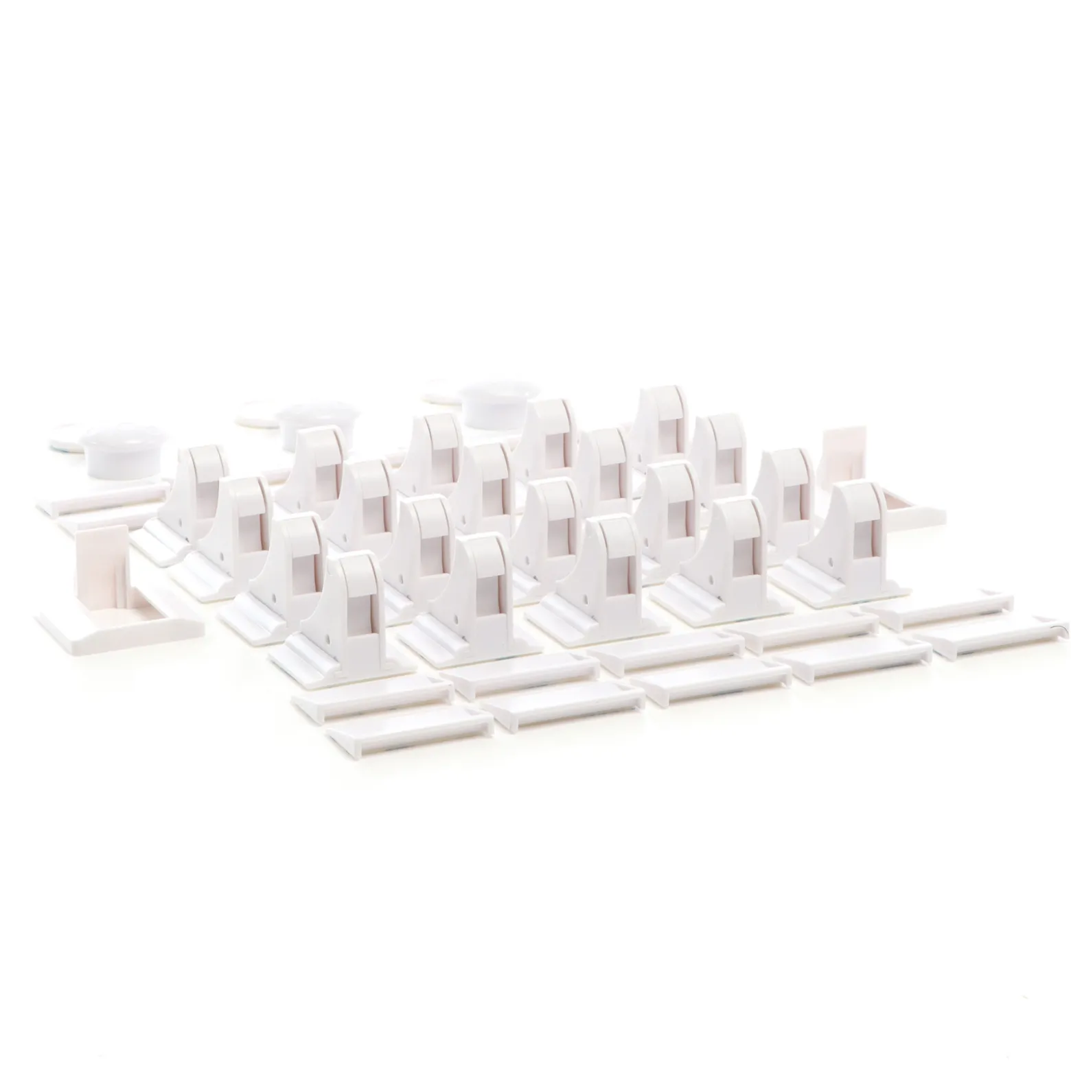 Toboli 20x Magnetische Kindersicherung für Schrank und Schublade, Magnetschloss babysicher, unsichtbares Schrankschloss für Kinder und Haustiere