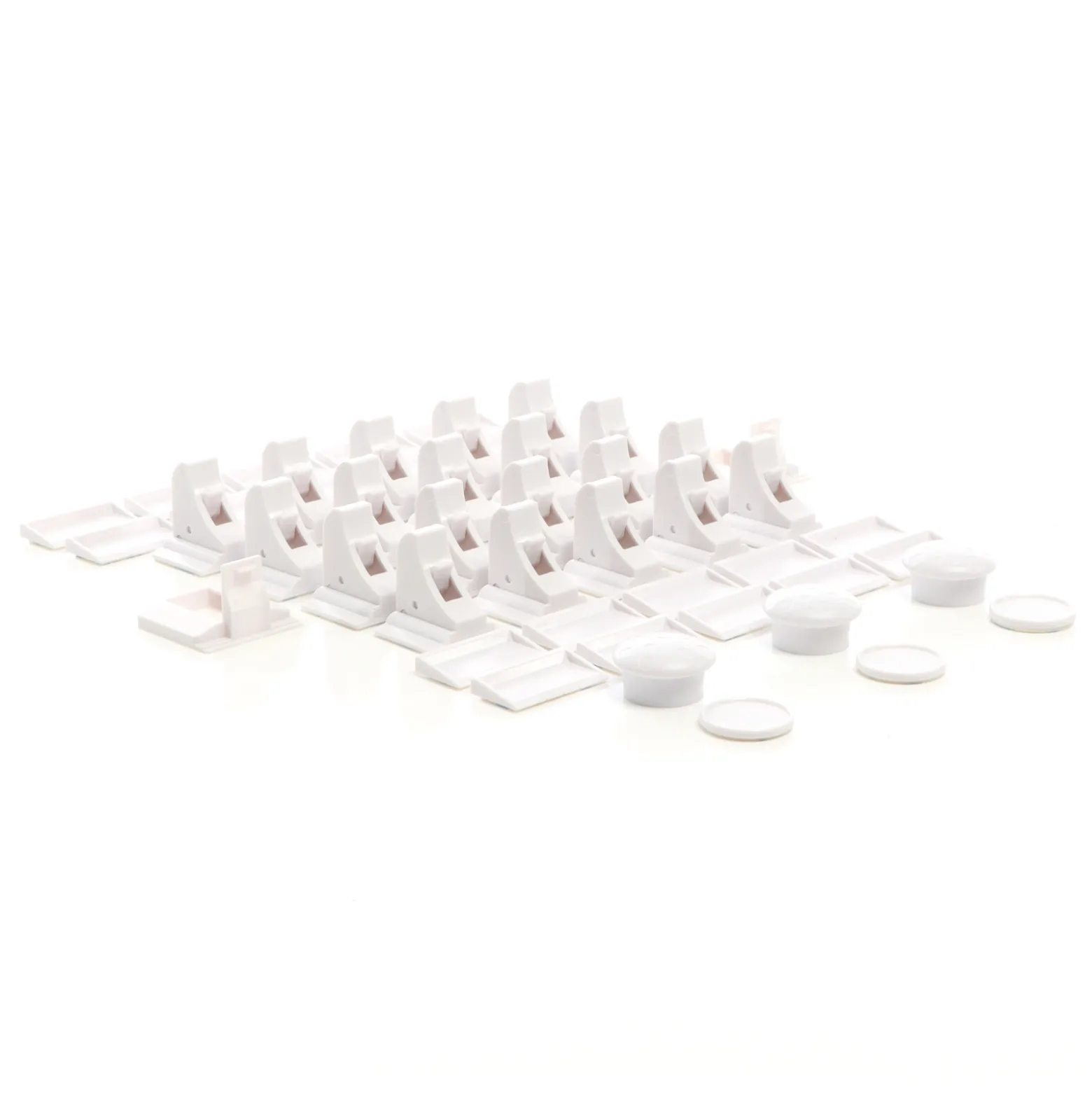 Toboli 20x Magnetische Kindersicherung für Schrank und Schublade, Magnetschloss babysicher, unsichtbares Schrankschloss für Kinder und Haustiere
